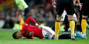 拉什福德将休战2-3个月 背部伤势加重