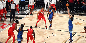 2020NBA全明星正赛战报 詹姆斯队两分险胜字母哥队