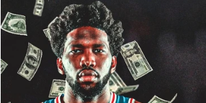 恩比德被罚两万五美元 只因朝老鹰竖中指