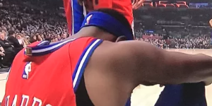 理查德森因比赛受伤中途离场 鼻部挫伤