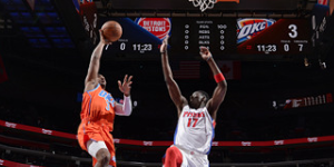 3月5日雷霆vs活塞比赛战报 雷霆实力压制取胜