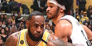 篮网终结湖人连胜 詹姆斯29+12+9未能取胜