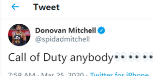 米切尔更新动态 和伙伴们开黑组队打游戏