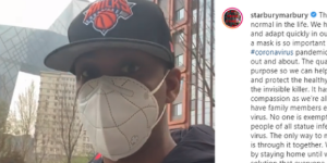 马布里：戴口罩有些不舒服 不过必须得适应