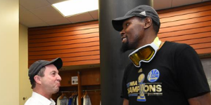 勇士老板：先签后换 杜兰特的离开受益匪浅