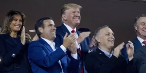 美国总统特朗普提到体育回归 已经看腻了之前的比赛