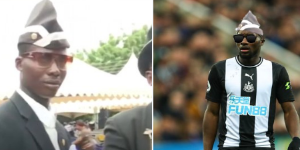 毫无违和感！纽卡前锋马克西曼神P图黑人抬棺