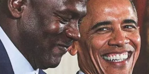 奥巴马谈自己年轻时候 没钱买乔丹的门票