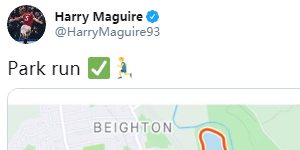 曼联队长晒假图 跑步居然也能造假