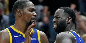 格林提到和杜兰特的矛盾 早就看他不爽了