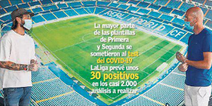 西甲西乙将进行病毒检测 可能会出现阳性病例