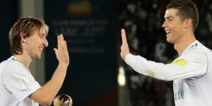 莫德里奇称赞C罗历史最佳 为人方面满分