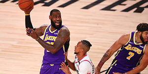 詹皇三分终结悬念 历史第一的地位依旧保持