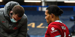 范戴克因伤缺阵 球迷们为其感到疯狂