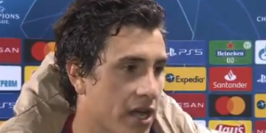 吉梅内斯：对输球感到不爽 欧冠的比赛很艰难