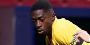 登贝莱肩膀受伤 目前不确定是否休战