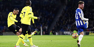 1月19日英超切尔西对布莱顿 1-1平