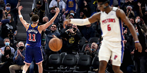 2022年1月19日NBA常规赛活塞vs勇士录像回放 比赛集锦