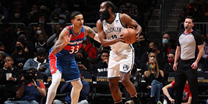 2022年1月20日NBA常规赛篮网vs奇才录像回放集锦