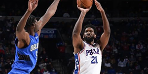 2021-22赛季NBA常规赛魔术110-123不敌76人 魔术队遭遇3连败