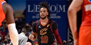 2021-22赛季NBA常规赛雷霆87-94败于骑士 加兰23+11亚历山大29分