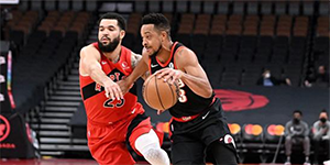 2021-22赛季NBA常规赛1月24日开拓者vs猛龙比赛战报 西卡28+8范乔丹19+8