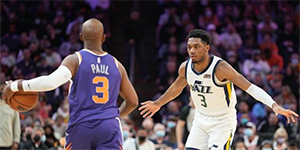 2021-22赛季NBA常规赛1月25日爵士vs太阳比赛战报 布克33分保罗27+14