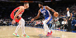 1月26日NBA常规赛76人vs鹈鹕 76人主场击败鹈鹕