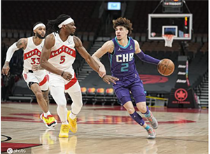 2022年1月26日NBA常规赛黄蜂VS猛龙 猛龙击败黄蜂