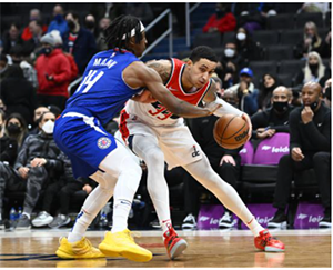 1月26日NBA常规赛快船VS奇才 快船击败奇才