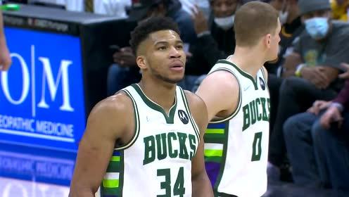 2022年1月27日NBA常规赛雄鹿vs骑士比赛录像 回放集锦