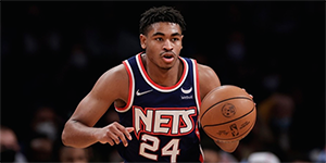 2021-22赛季1月27日NBA常规赛掘金124-118篮网 托马斯砍生涯新高25分