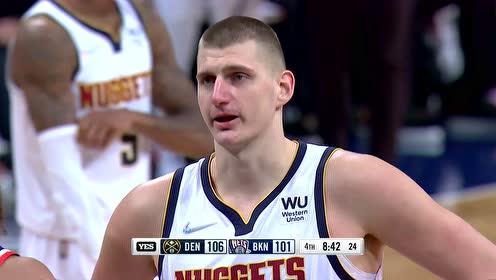 2022年1月27日NBA常规赛掘金vs篮网比赛录像 回放集锦