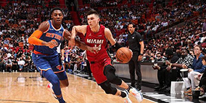 1月27日NBA常规赛热火vs尼克斯 热火主场大胜尼克斯