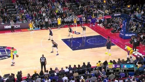 2022年1月28日NBA常规赛湖人vs76人比赛录像 回放集锦