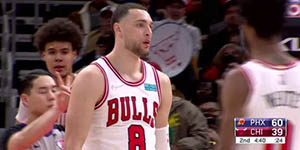 2021-22赛季NBA常规赛2月8日太阳vs公牛比赛战报 德罗赞拉文合砍70分