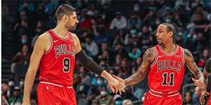 2022年2月10日NBA常规赛公牛VS黄蜂  黄蜂队吞下6连败