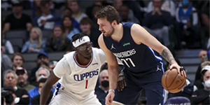 2022年2月11日NBA常规赛快船VS独行侠  快船惨遭3连败