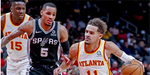 2022年2月12日NBA常规赛马刺VS老鹰 马刺战胜老鹰