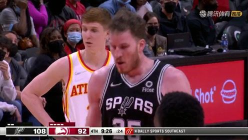 2022年2月12日NBA常规赛马刺vs老鹰比赛录像 回放集锦