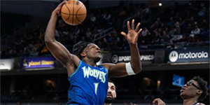 2月14日NBA常规赛森林狼VS步行者  步行者惨遭6连败