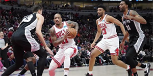 2月15日NBA常规赛马刺VS公牛 公牛队取得4连胜