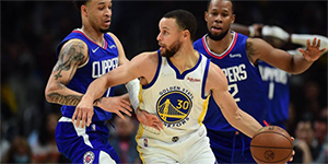 2022年2月15日NBA常规赛勇士VS快船  勇士队连胜被终结