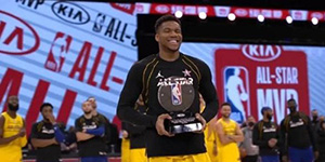 字母哥全明星MVP哪一年