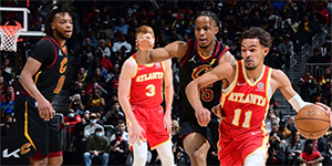 2月16日NBA常规赛骑士VS老鹰  骑士队遭遇2连败