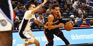 2月17日NBA常规赛老鹰VS魔术  魔术队惨遭4连败