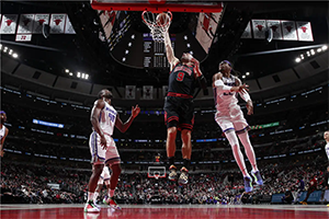 NBA常规赛公牛VS国王 125-118取得5连胜