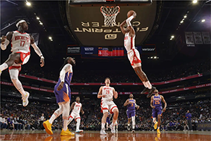 NBA常规赛太阳VS火箭 太阳队逆转取得7连胜