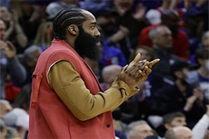 2月26号76人对战森林狼哈登将迎来首秀