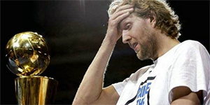 德克·诺维茨基获得几次总冠军戒指